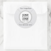 ステッカーテンプレート汎用2 ラウンドシール (バッグ)