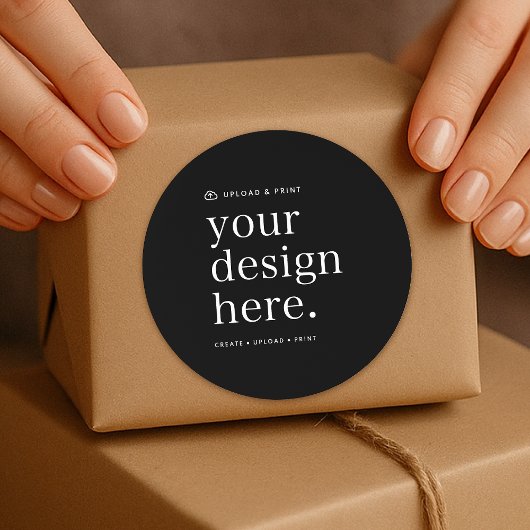 ステッカーデザインアップロード3"ラウンド ラウンドシール