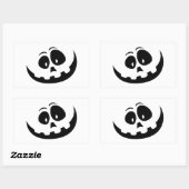 ステッカーハロウィーンの日 長方形シール (シート)