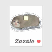 ステッカーバットキャットミーム シール (シート)