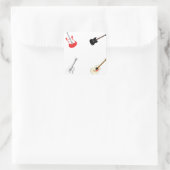 ステッカーパック – ギター スクエアシール (バッグ)