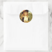 ステッカービクトリアンヴィンテージパインフォーレガールダッフォディル ラウンドシール (バッグ)