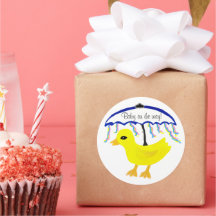 ステッカーベビーオンザウェイダッキー（アヒルちゃん）傘