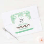 ステッカーラベル：ヘルシーフード スクエアシール (封筒)