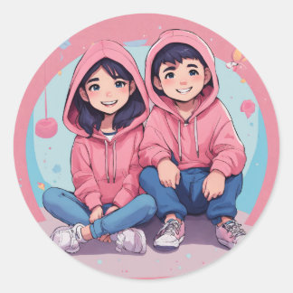 ステッカーラベル ラウンドシール