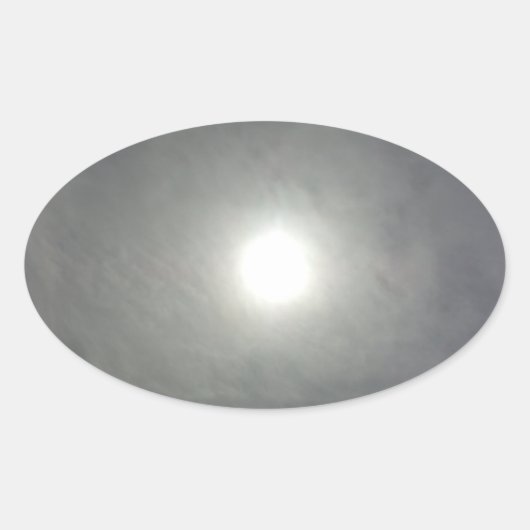 ステッカーラベル 楕円形シール (正面)