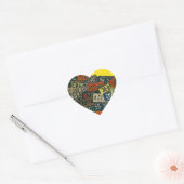 ステッカーロードトリップ旅行ライセンスプレートプレート ハートシール (封筒)