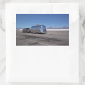 ステッカーヴィンテージティンカンボネビルソルトフラッツユタ 長方形シール (バッグ)