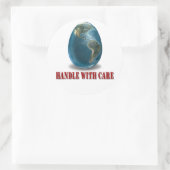 ステッカー付きアース気にハンドル ラウンドシール (バッグ)