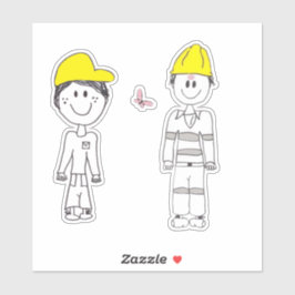 ステッカー付きビニールFIFOパパ+SON シール