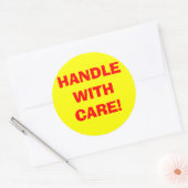 ステッカー付き気にのハンドル ラウンドシール (封筒)