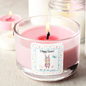 ステッカー名 | 1.5インチ ハッピーイースター ミスバニー スクエアシール