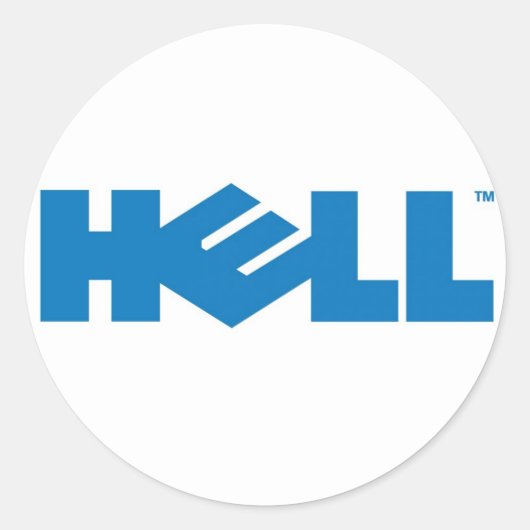 ステッカー地獄 ラウンドシール (正面)