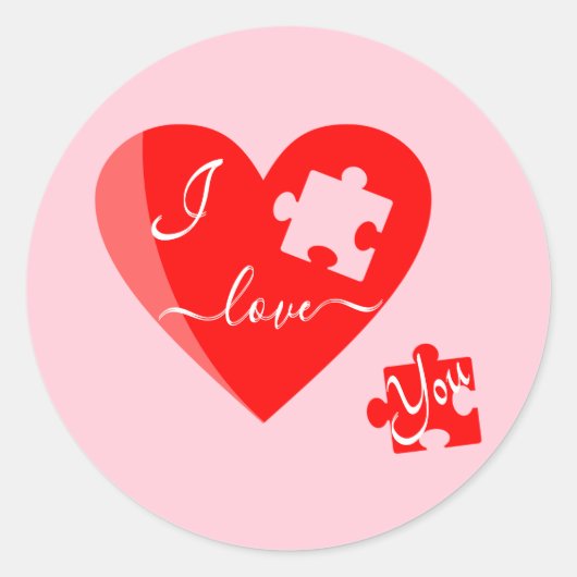 ステッカー大好き ラウンドシール (正面)