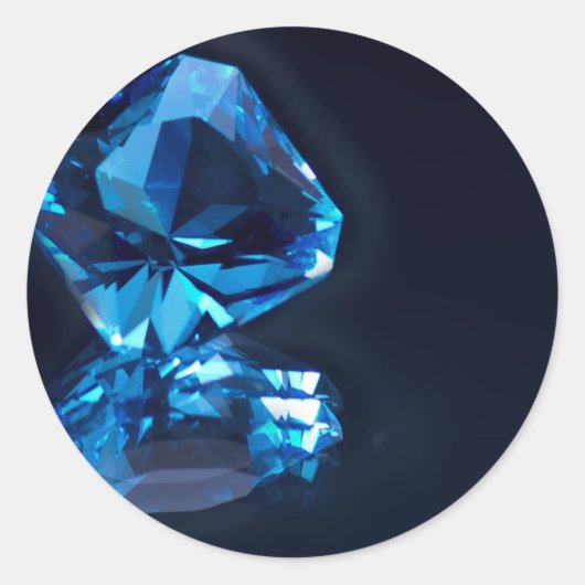 ステッカー宝石 ラウンドシール (正面)