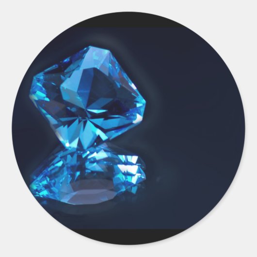 ステッカー宝石 ラウンドシール (正面)