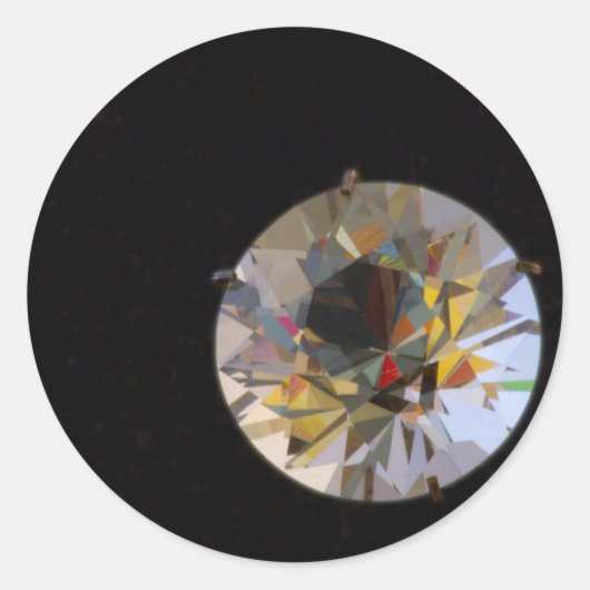 ステッカー宝石 ラウンドシール (正面)