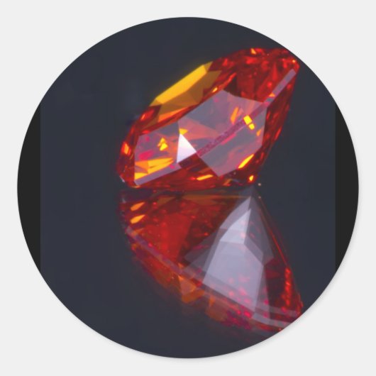 ステッカー宝石 ラウンドシール (正面)