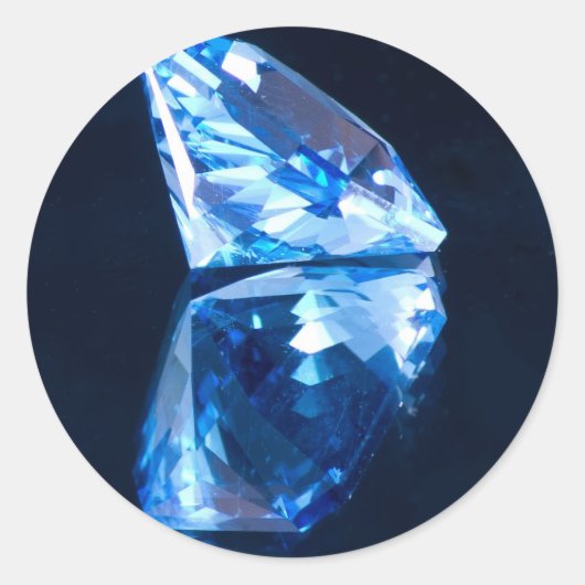 ステッカー宝石 ラウンドシール (正面)