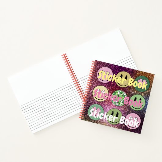 ステッカー帳 ノートブック (内部)