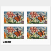 ステッカー春オリジナルのアートワーク 長方形シール (シート)