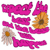 ステッカー最高のの陽性を期待する シール