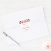 ステッカー来ありがとう スクエアシール (封筒)