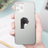 ステッカー混乱した犬ミーム シール (スマートフォン)