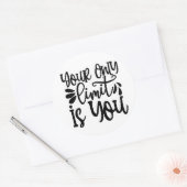 ステッカー班:おもしろいに参加 ラウンドシール (封筒)