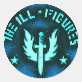 ステッカー短剣 ラウンドシール