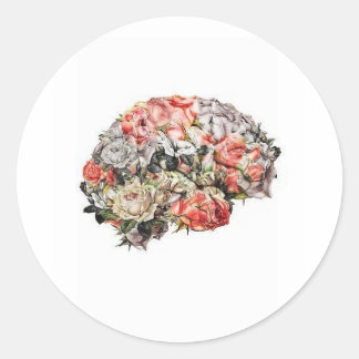 ステッカー美しい枕のデザインzazzer恋人a ラウンドシール