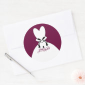 ステッカー色をイベントに合わせて変更 ラウンドシール (封筒)