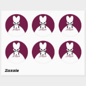 ステッカー色をイベントに合わせて変更 ラウンドシール (シート)