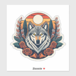 ステッカー魔法ウルフインスパイア創造 シール