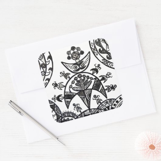 ステッカー (封筒)