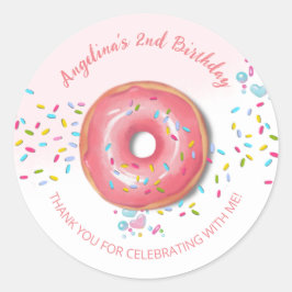 ステッカー2回目の誕生日 ラウンドシール