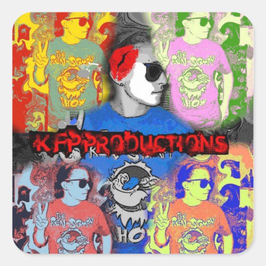 ステッカー2 スクエアシール (正面)