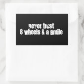 ステッカー4パック:信頼 長方形シール (バッグ)