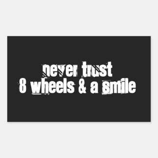 ステッカー4パック：信頼 長方形シール