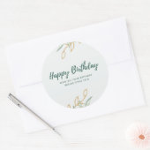 ステッカー お誕生日おめでとう (封筒)