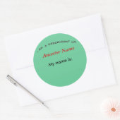 ステッカー – の子孫… (封筒)