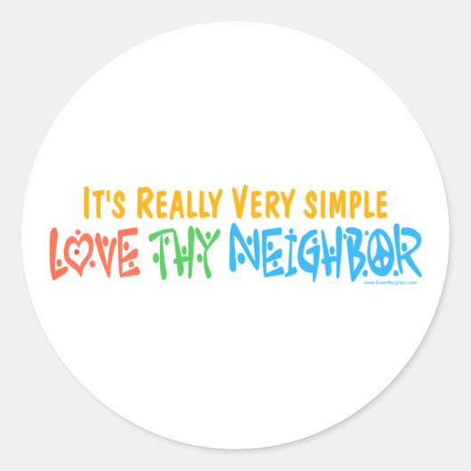 ステッカー – より大きいサイズ (正面)