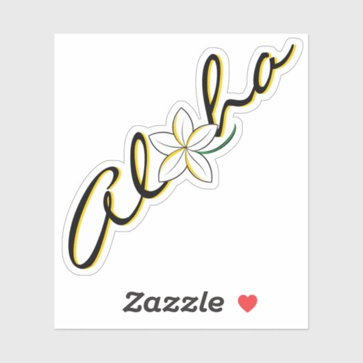 ステッカー – アロハ シール (シート)