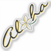 ステッカー – アロハ シール (正面)