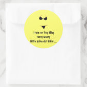 ステッカー – イエロー水玉模様ビキニ (バッグ)