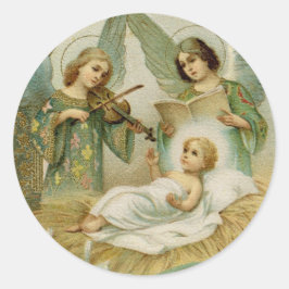 ステッカー：エクセルシス・デオのグロリア ラウンドシール