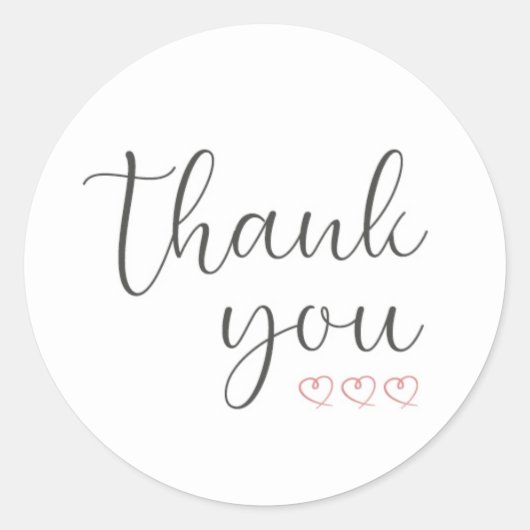 ステッカー/エチケットのオートコラントありがとう ラウンドシール (正面)