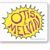 ステッカー、オーティス、メルヴィン シール (正面)