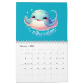 ステッカー カレンダー (2月 2026)