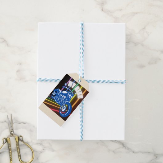 ステッカー ギフトタグ (より糸付き)